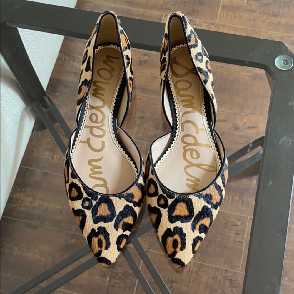 Sam Edelman Leopard Flats